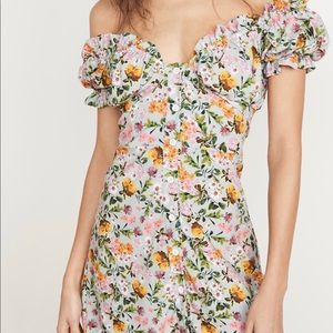 Floral print daytime mini dress